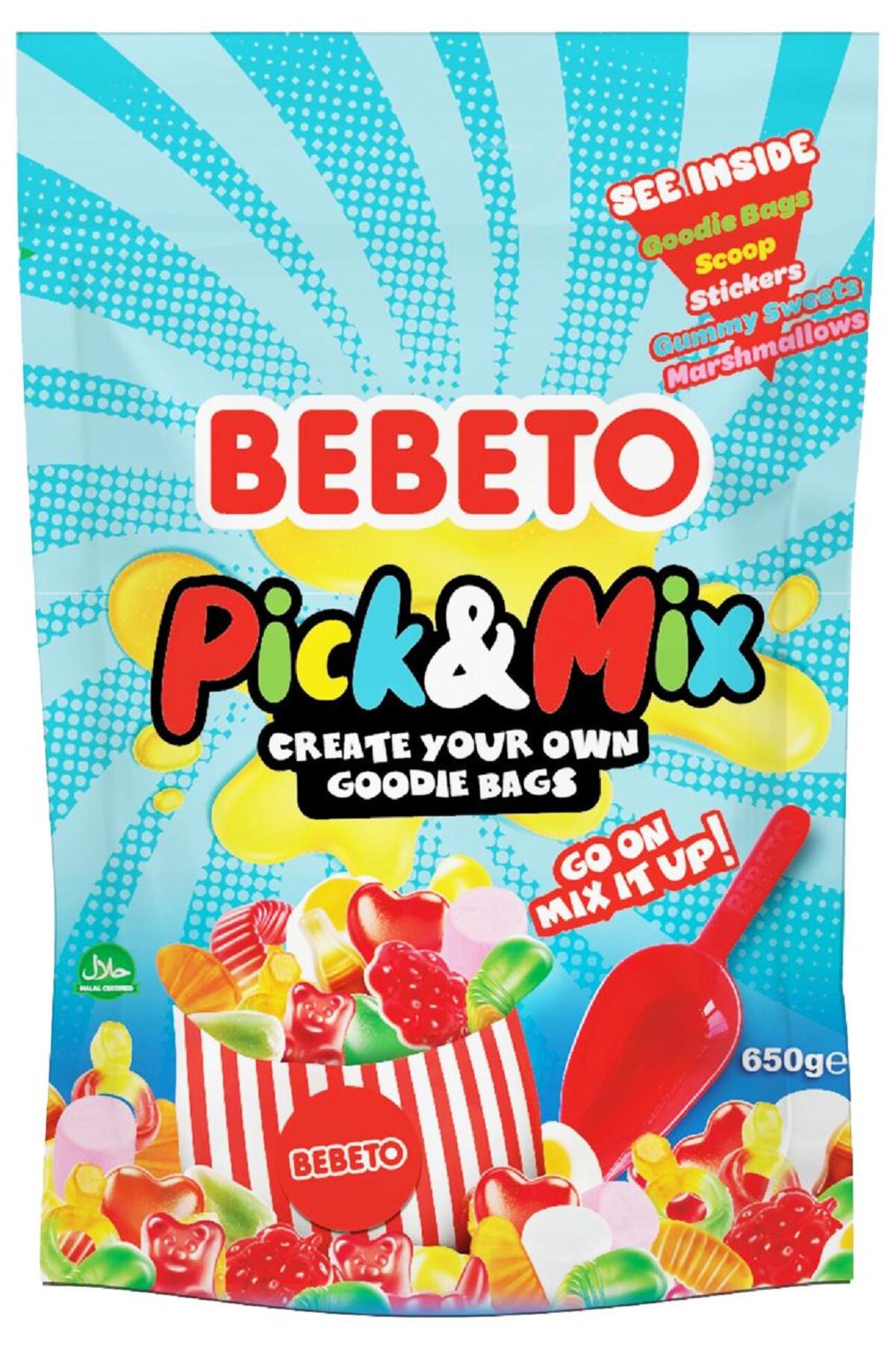 Pick & Mix Gummy Sweets & Marshmallows 650g Bag