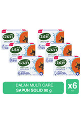 Multi Care – Solid Soap with Papaya and Passion Fruit Extract – 90g x 6