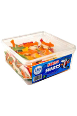 Sharks Gummy Candy 180 Pcs 1080g Tub
