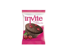 INVITE CAKE – Briose cu Cacao si Crema de Cirese – 25g x 24 x 2 Pachet