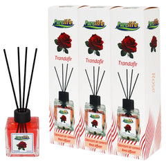 PureLife Set 3 x Odorizant de cameră cu bețișoare PureLife – Trandafir – 120 ml