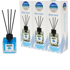 PureLife Set 3 x Odorizant de cameră cu bețișoare PureLife – Briza Mării – 120 ml