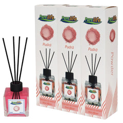 PureLife Set 3 x Odorizant de cameră cu bețișoare PureLife – Pudră – 120 ml