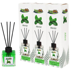 PureLife Set 3 x Odorizant de cameră cu bețișoare PureLife – Mentă – 120 ml