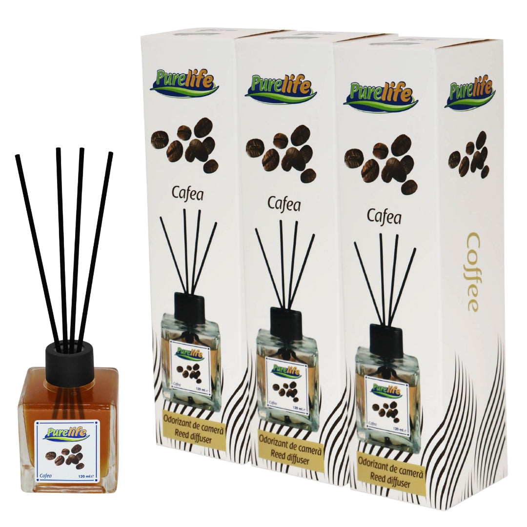 PureLife Set 3x Odorizant PureLife – Cafea – 120 ml