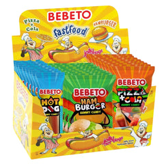 BEBETO Jeleu Burger XS – 10.5g x 80 Bucăți 