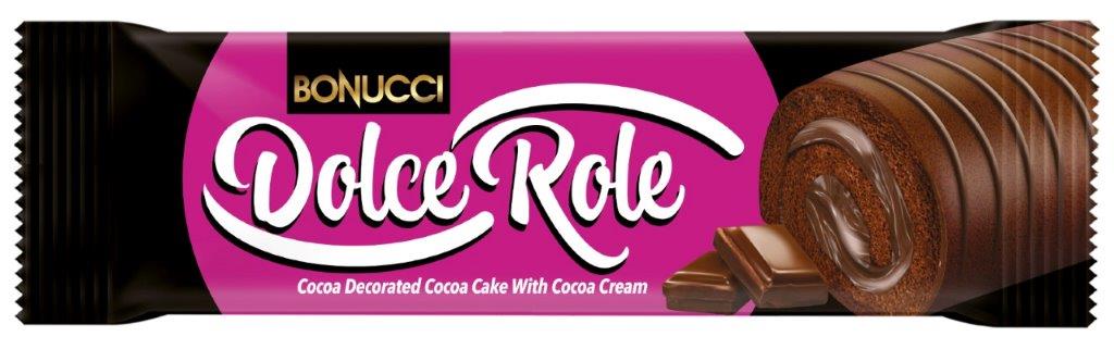 BONUCCI DOLCE ROLE Rulada de cacao cu crema de cacao 50 gr
