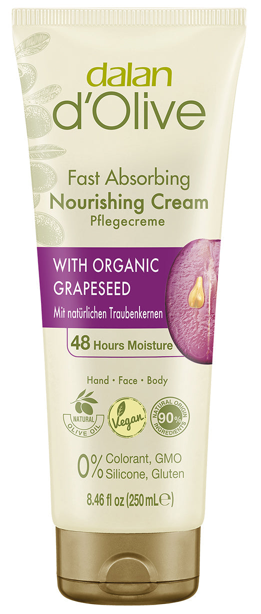 DALAN D'Olive Crema de corp grape seed 250 ml