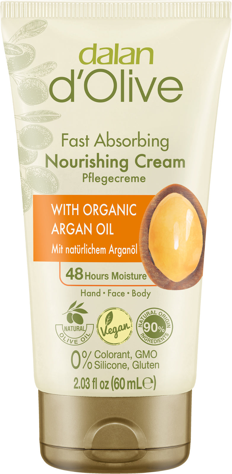 DALAN D'Olive Crema de corp argan oil 60 ml