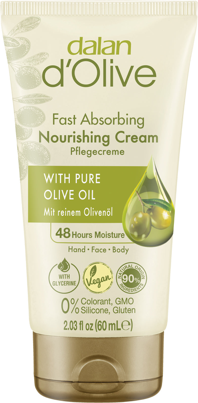 DALAN D'Olive Crema de corp olive oil 60 ml