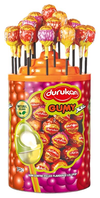 Durukan Acadele cu Guma XXL – 21g x 70 Bucati 