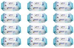 Pachet Promo Servetele Umede Babysoft Sensitive,12 pachete x 72 buc.