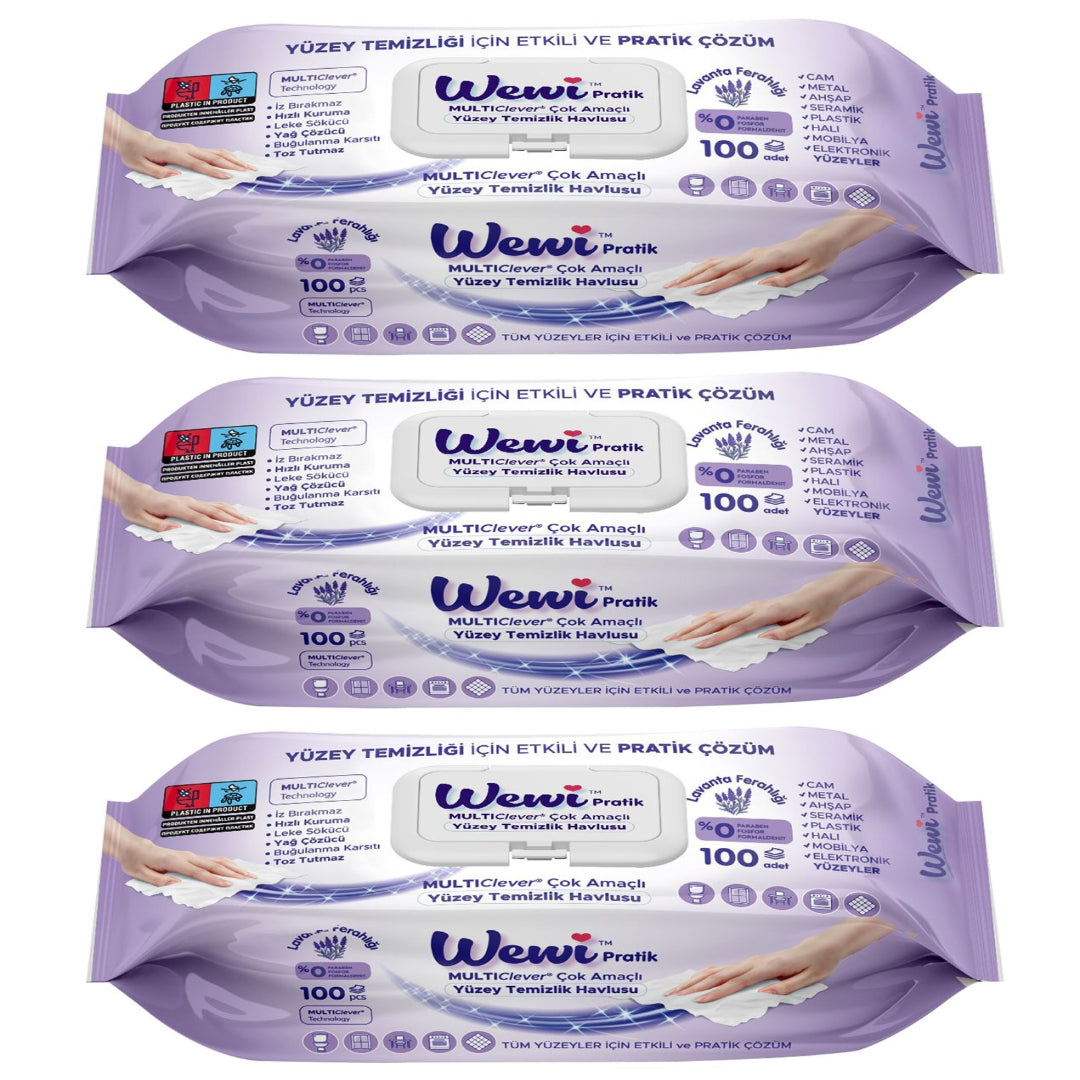 Pachet Promo Servetele WEWI - SET 3 BUC (Lavanda)