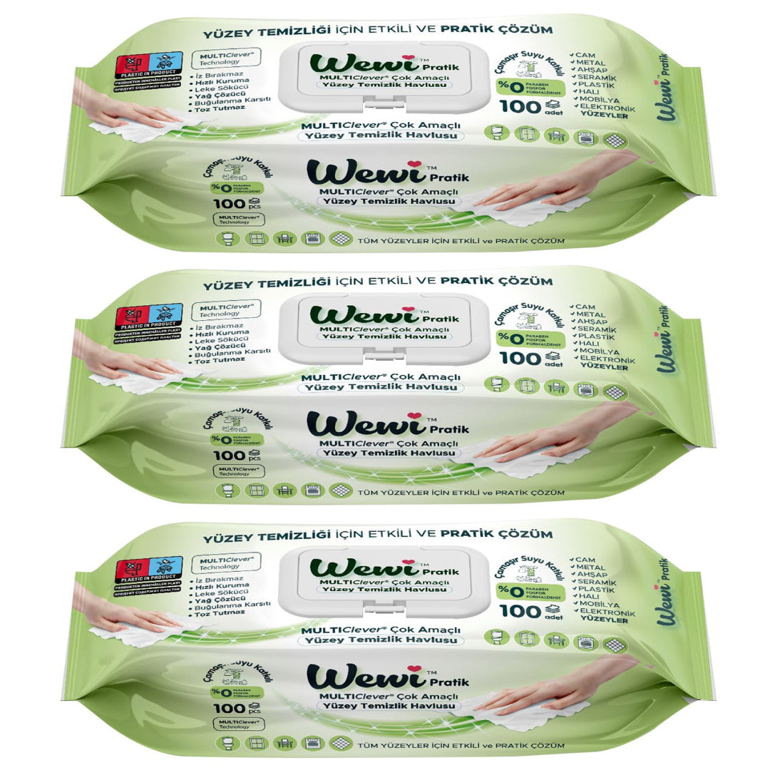 Pachet Promo Servetele WEWI - SET 3 BUC (Citrice)