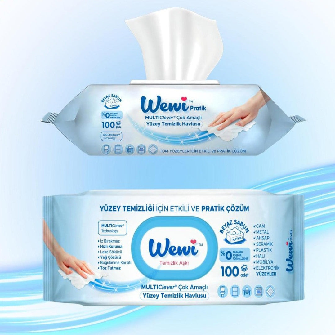 Pachet Promo Servetele WEWI - SET 4 BUC (Sapun Alb, Sapun Arabic, Lavanda, Citrice))