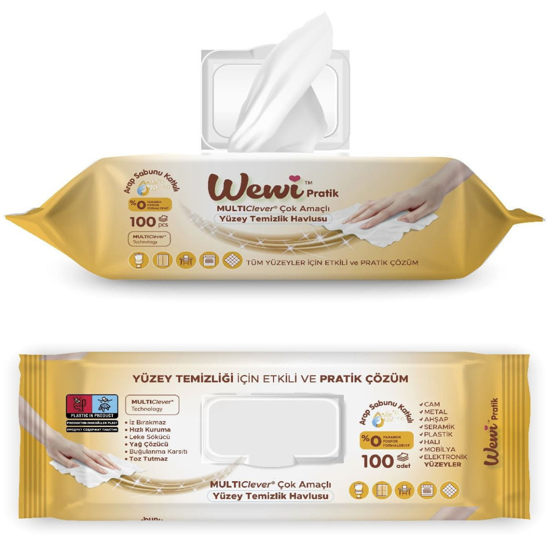 Pachet Promo Servetele WEWI - SET 4 BUC (Sapun Alb, Sapun Arabic, Lavanda, Citrice))