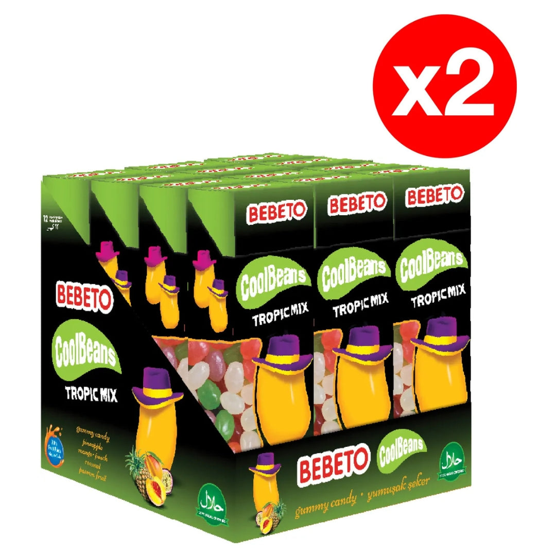 Jelly Beans Tropic Mix – 30g x 12 x 2 Cutii
