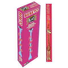 BEBETO Sour Blast – Căpșuni – 15g x 48 Bucăți - Jeleuri Acrișoare Umplute cu Aromă Intensă