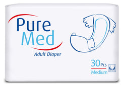 PURE MED Scutece incontinenta adulti medium, 30 buc