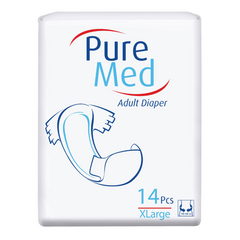 PURE MED Scutece incontinenta adulti XL, 14 buc