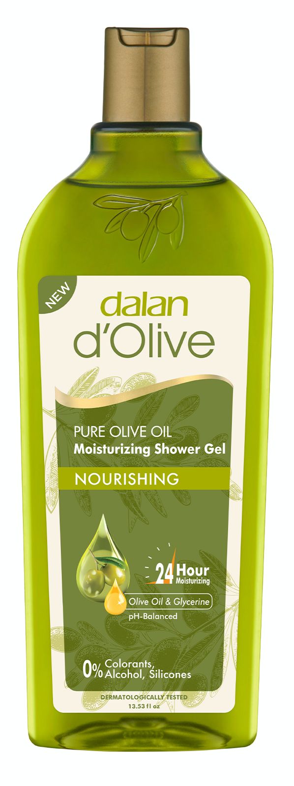 DALAN D'Olive Gel de dus hidratant olive oil & gycerine 400 ml