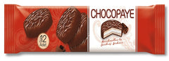 CHOCOPAYE Biscuiti sandwich marshamallow cocos si glazura cacao 216 gr x 12 buc