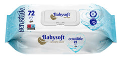 Pachet Promo Servetele Umede Babysoft Sensitive,12 pachete x 72 buc.
