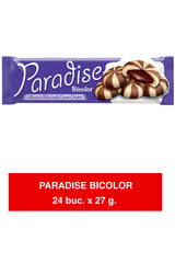 Paradise Bicolor – Biscuiți umpluți cu cremă de cacao – 27g x 24