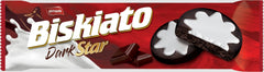 Biskiato Star Dark Cocoa Biscuiți Sandwich cu umplutură premium de cremă de vanilie 55g x 24 bucăți (Cutie vrac)