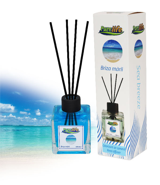 Odorizant de Camera cu Betisoare Pure Life - Briza Marii