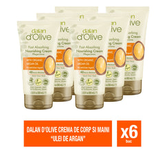 6x Crema de maini d'Olive Argan 60ml