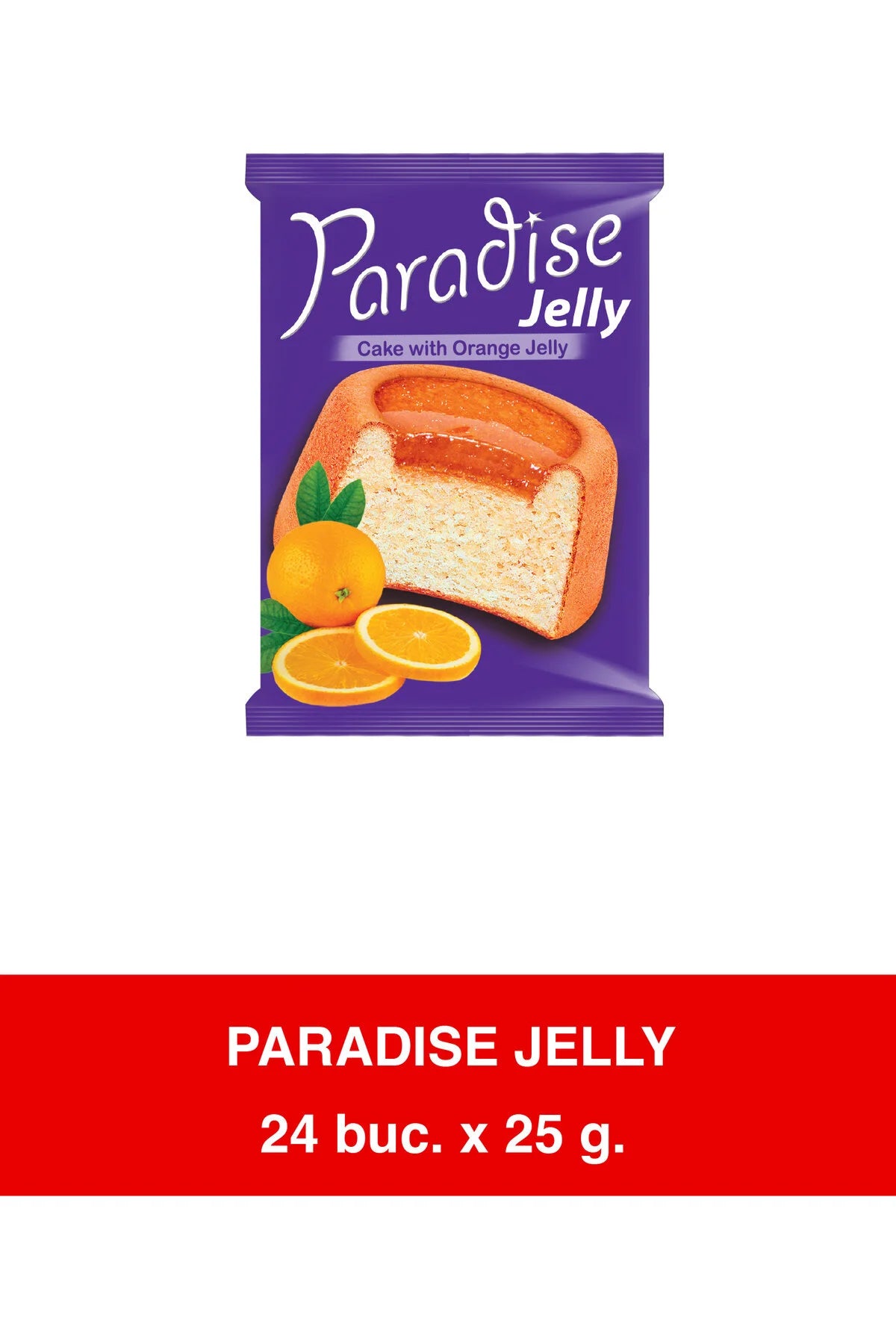 JELLY CAKE – Prajitura cu Jeleu de Portocale – 25g x 24