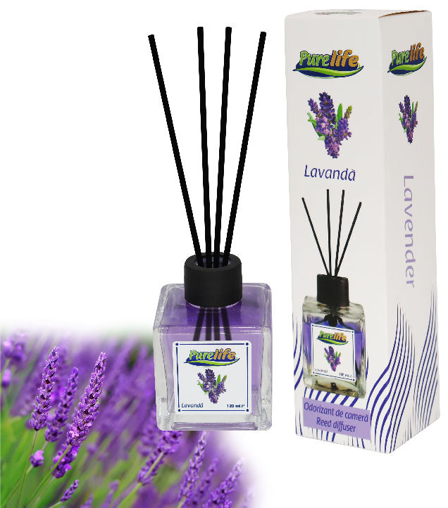 Odorizant de Camera cu Betisoare Pure Life - Lavanda