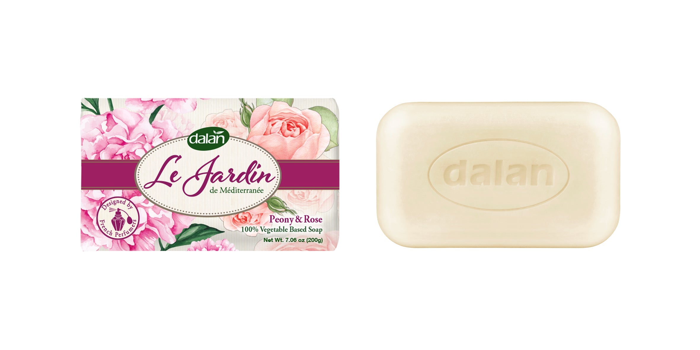 DALAN Le Jardin Sapun peony & rose 200 gr