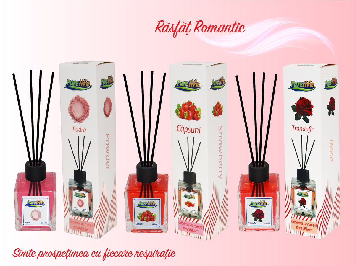 Pachet Promo 3x Odorizant de Camera cu betisoare Pure Life