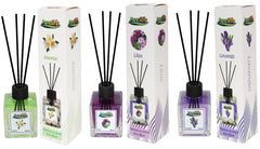 PureLife Odorizant de camera cu betisoare PureLife – 120 ml, Set 3 arome (Iasomie, Liliac, Lavanda)