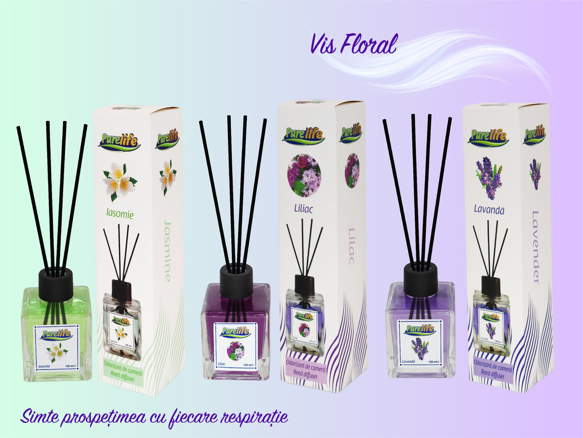 Pachet Promo 3x Odorizant de Camera cu betisoare Pure Life