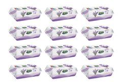 Pachete Promo Servetele umede PURE lavanda (12 buc/bax)