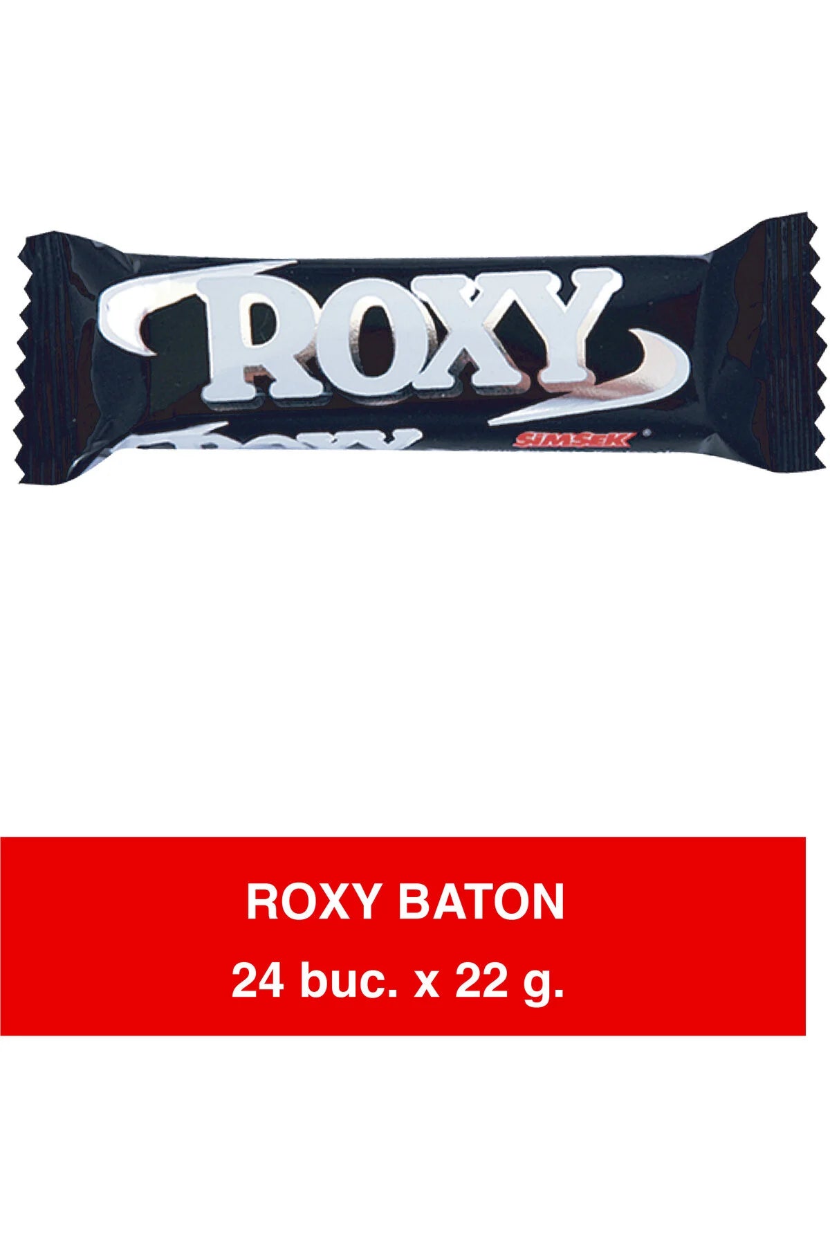 Roxy Baton – Biscuiți cu caramel și strat de ciocolată cu lapte – 22g x 24