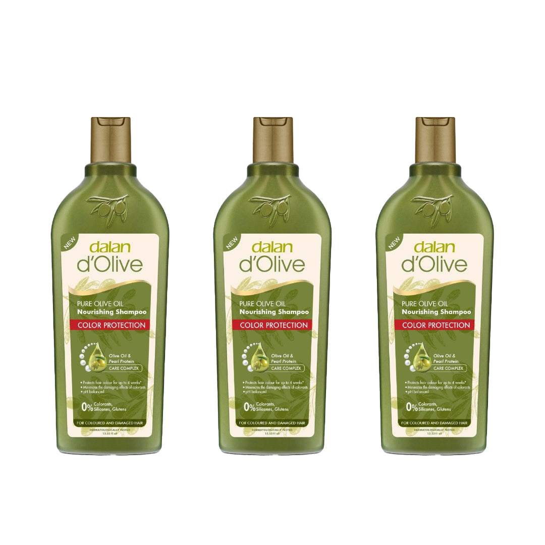 Dalan d’Olive – Set 3 Bucăți Șampon color