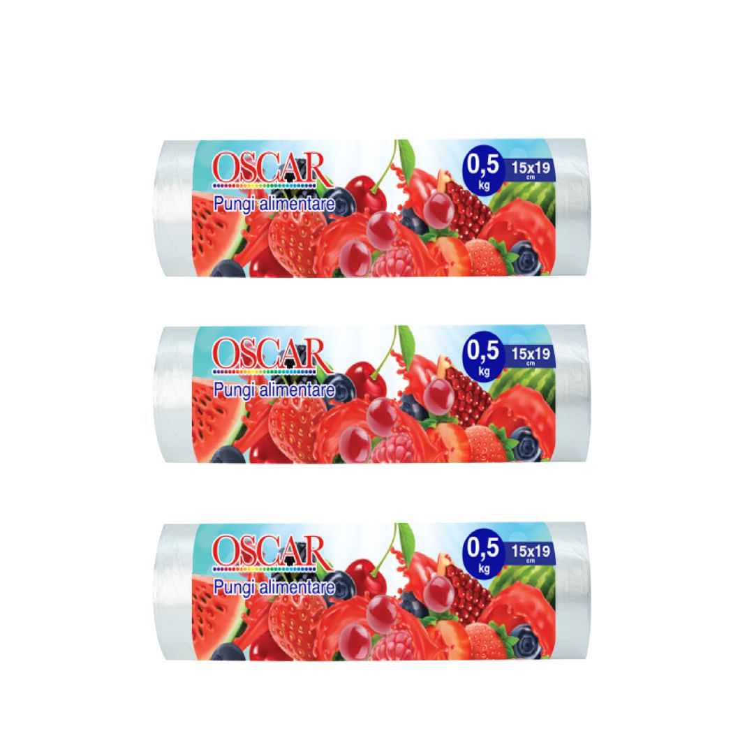PUNGI ALIMENTARE SET 3 - 0.5 KG