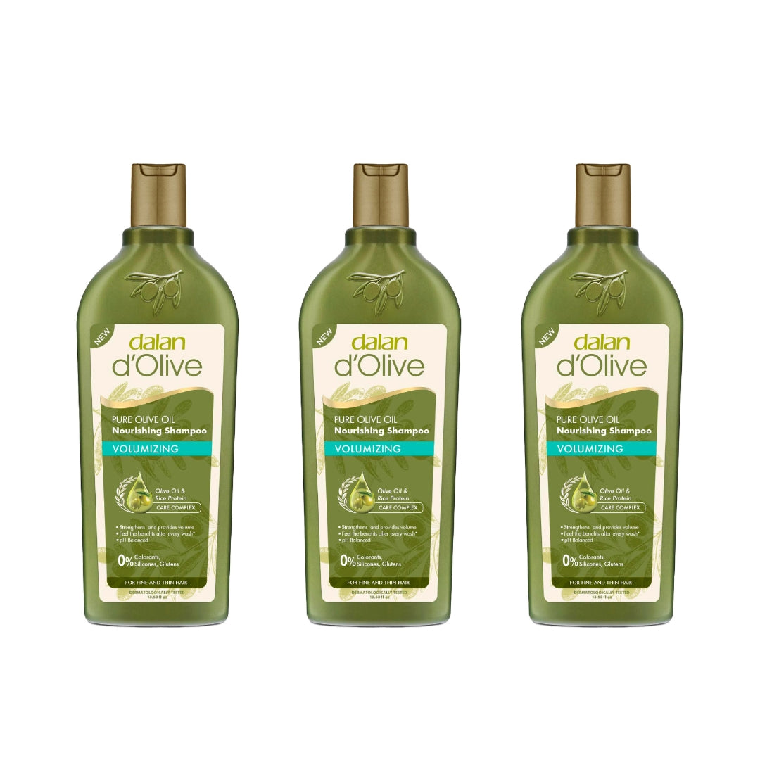 Dalan d’Olive – Set 3 Bucăți Șampon volum